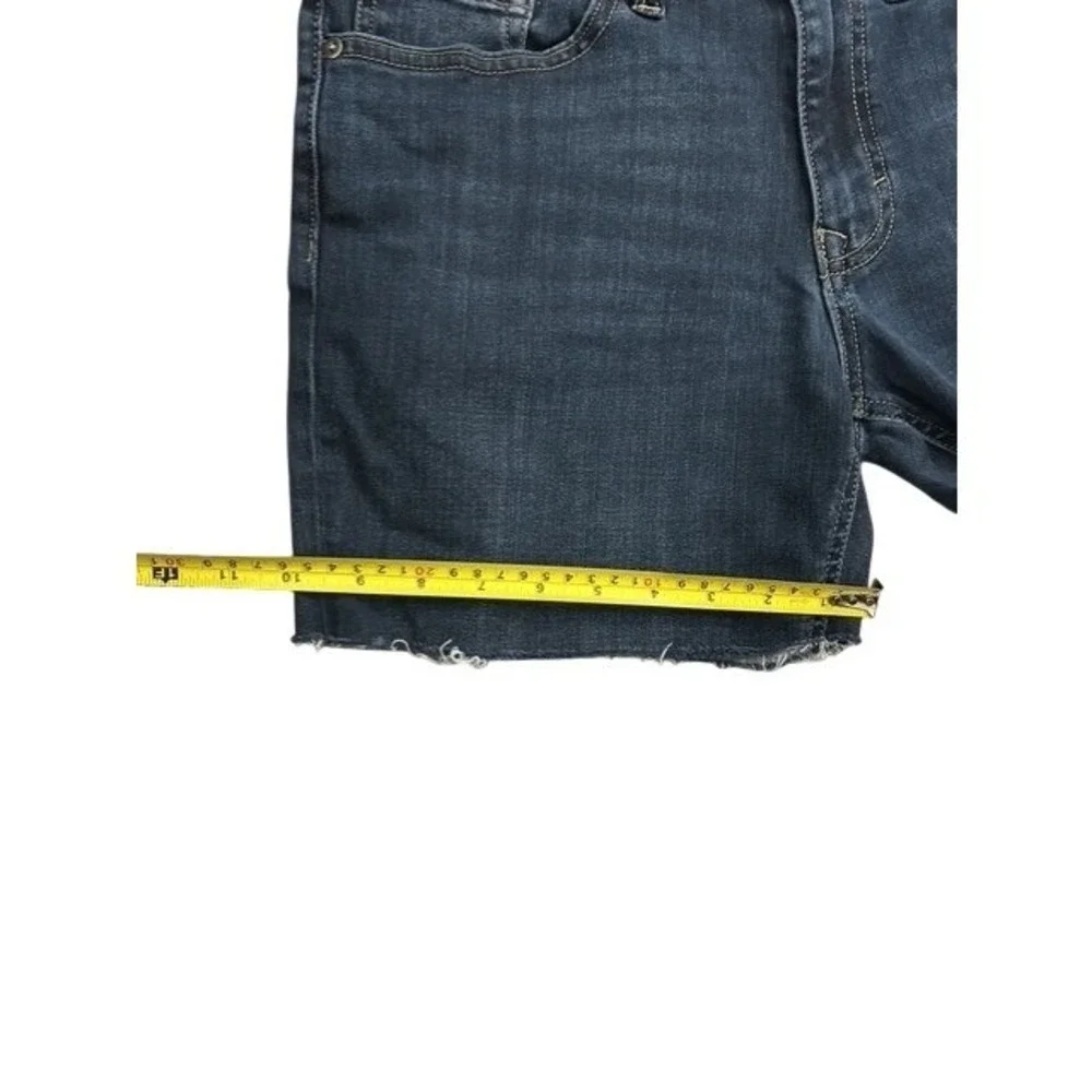 Banana Republic Traveler Shorts Mens 32 Dark Blue Excellent Slim‎ Fit Cut Off